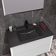 Opadiris Мебель для ванной Рубинно 90 подвесная белая/антрацит – фотография-22